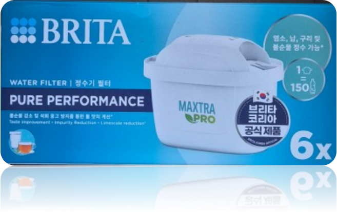 브리타 정수기 한국형 막스트라 프로 퓨어 퍼포먼스 여과 필터기, 001, 6개