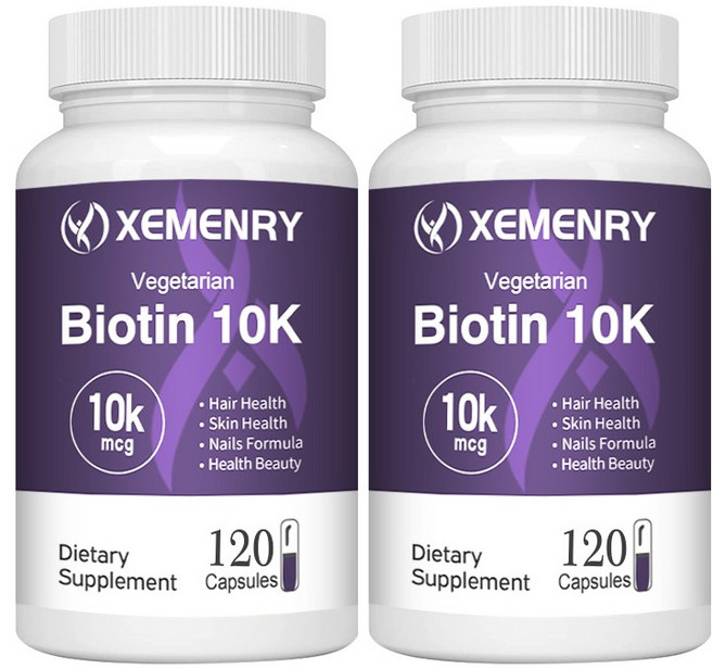XEMENRY 素食生物素 10K 膠囊, 240組