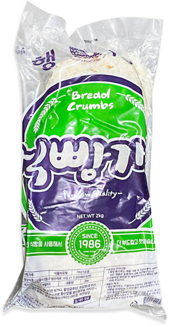 행성 일식용 식빵가루 2Kg X2봉 일식용빵가루 돈까스용빵가루 튀김용빵가루 굵은빵가루, 2개