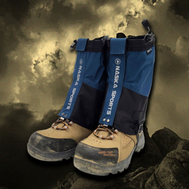 4색 롱/숏 등산화 방수 스패츠 각반 긴 짧은 겨울 산 gcp*17904Xy, 롱스패츠-남색