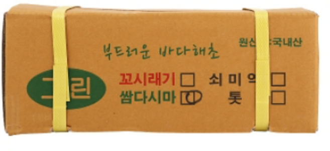 원우건해 염장다시마 4kg, 3개