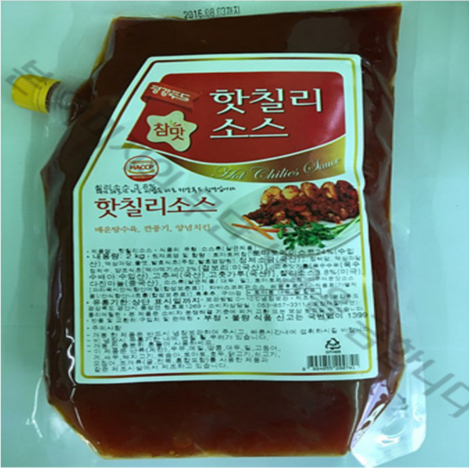 평강푸드 핫 볶음 소스 2kg, 1개