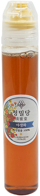 청밀당 캠핑 스틱 120g 베트남 자연 벌꿀 100% 야생화, 1개