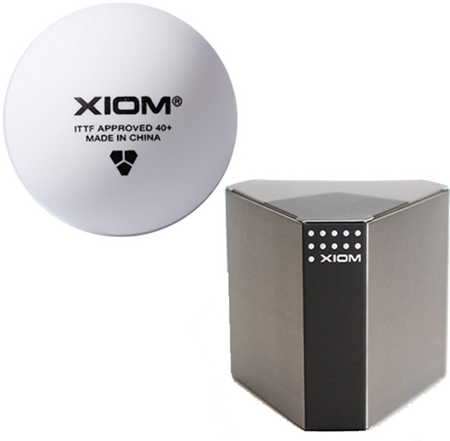 엑시옴 탁구공 ITTF 플라스틱볼 40+ 심리스 6구 / 참피온심볼 100구, 1개