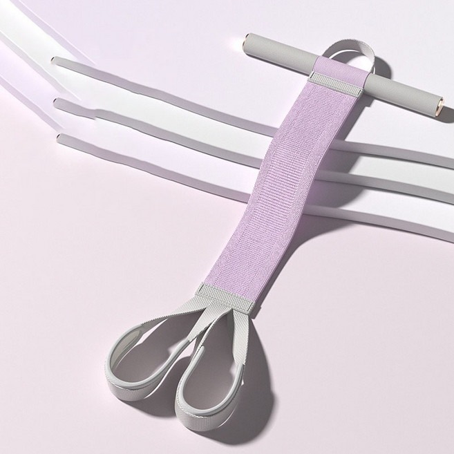 [SMTONE] 윗몸일으키기 힙업 로밍밴드 당기는운동기구 전신 고탄성 휴대용 운동 밴드 로잉밴드 스트레칭 복근 근력운동, 1개, 퍼플