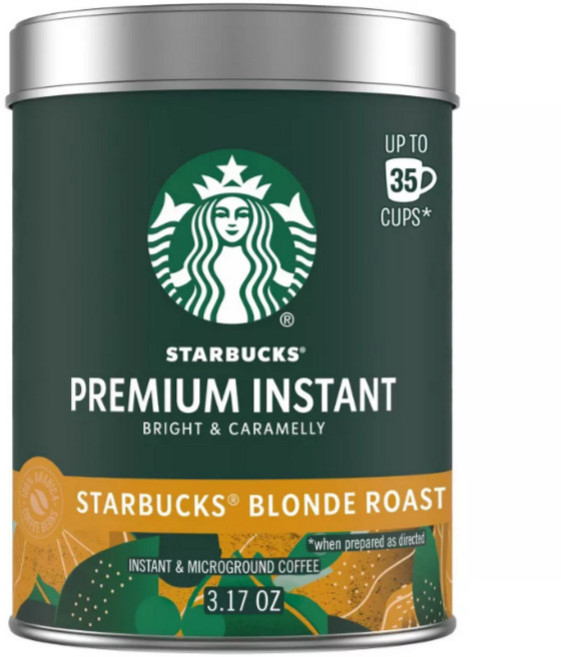 스타벅스 프리미엄 인스턴트 커피 90g 3종 택 1, 1개, 블론드 미디움