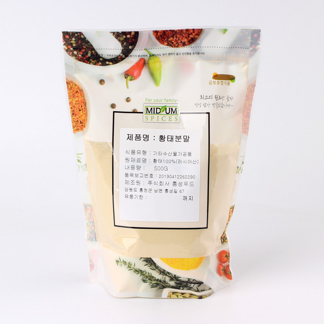 미드움 황태 가루 분말 천연조미료 육수, 1개, 500g