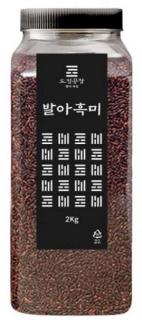 도정공장 발아흑미, 2kg, 3개