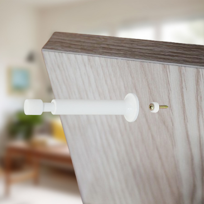 스프링스토퍼 화이트 방문 도어 도어훅, 10개