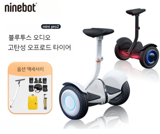 샤오미 나인봇 Ninebot 9 밸런스 미니프로2 세그웨이 스쿠터 바이크, 미니프로 블랙