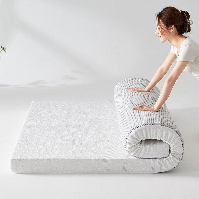 시스슈 편안한 스펀지 매트리스 고탄성 고밀도 바디핏 맞춤형 숙면템 매트리스, 8cm, 흰색