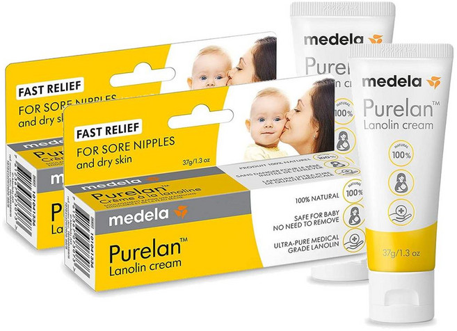 메델라 퓨레란 라놀린 크림, 37g, 2개