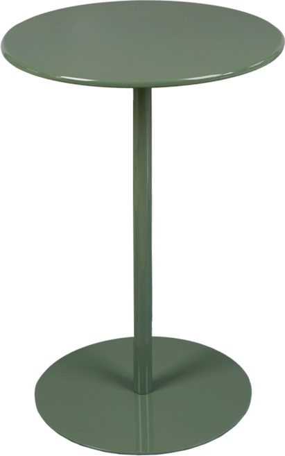 메블르 철제 테이블 거실 보조 협탁 쇼파 사이드 테이블 원형 40cm, 올리브