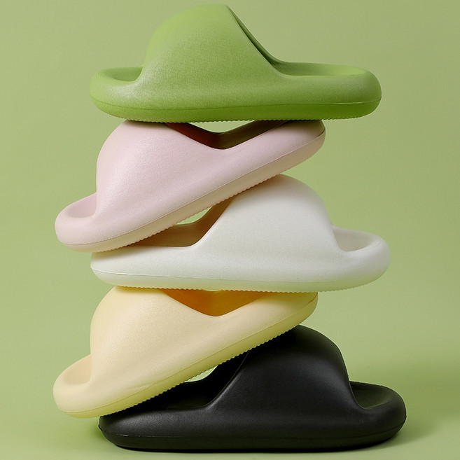 어프리비 1+1 층간소음방지 실내 사무실 실내화 EVA 초경량 푹신한 마카롱 쿠션 슬리퍼