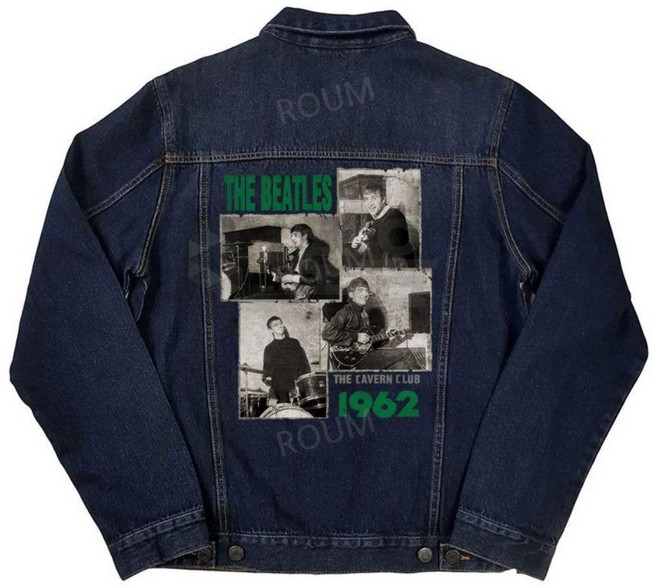 The Beatles 비틀스 빈티지 남성용 데님 청자켓 비틀즈 봄 가을 셔츠 펑크 외투