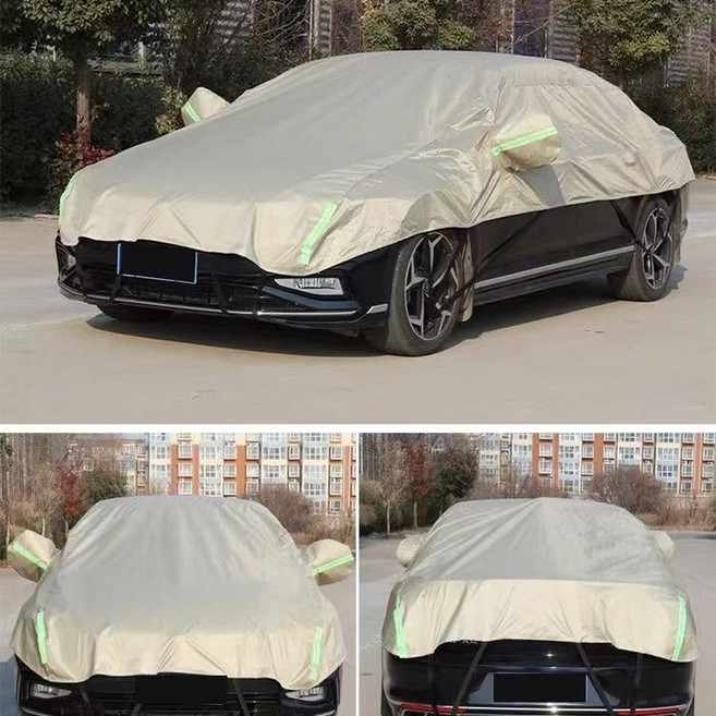 汽車車衣 加厚防曬防雨罩, 1套