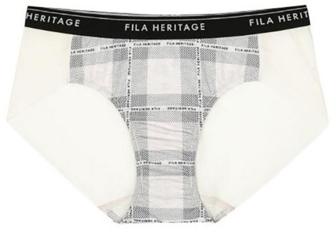 휠라 언더웨어 아웃핏 홀리데이 체크나염 드로즈 FI4DRG1443F OTL