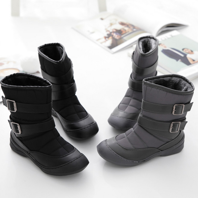 갓슈 듀크 더블벨트 패딩부츠 방한화