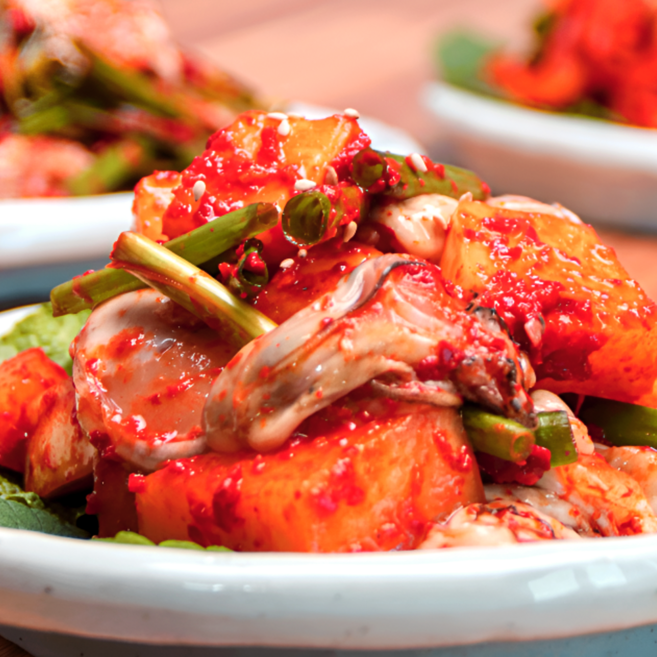 30년비법양념 아삭시원 통영 굴깍두기, 1개, 500g