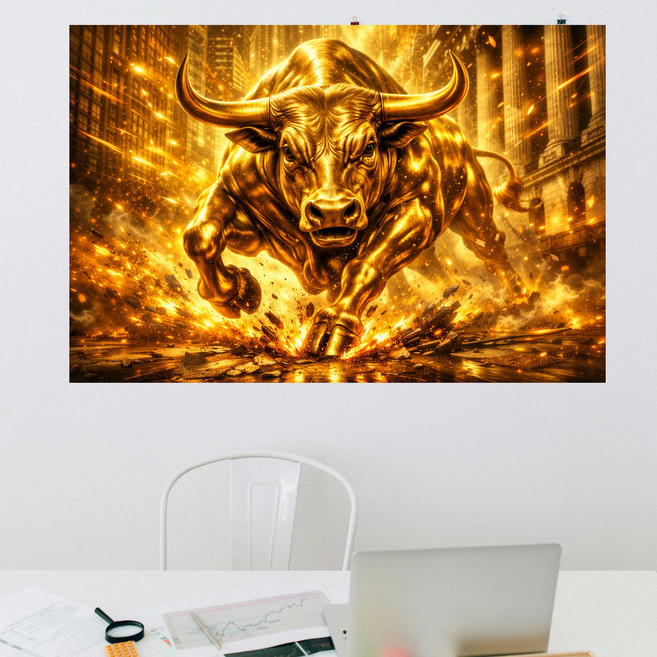 다람앤토리 돈들어오는 그림 풍수 재물복 해바라기 달항아리 돈나무 황금말 적토마 방수 그림, 그림_11