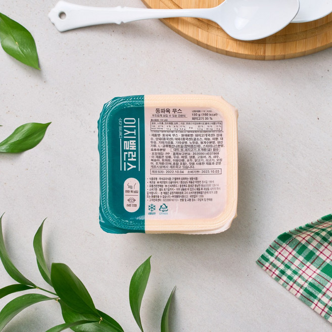 이지밸런스 동파육 무스 150g x 18팩, 18개