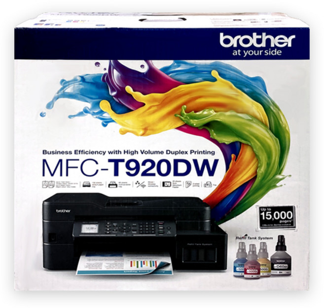 브라더 MFC-T920DW 정품무한팩스복합기 / 양면인쇄+유무선네트워크