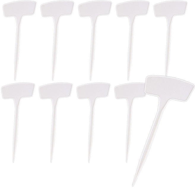 화분이름표5 36cm 사이즈 10개 set 화이트 레드 블루 옐로우 선택가능, 36cm화이트10개set