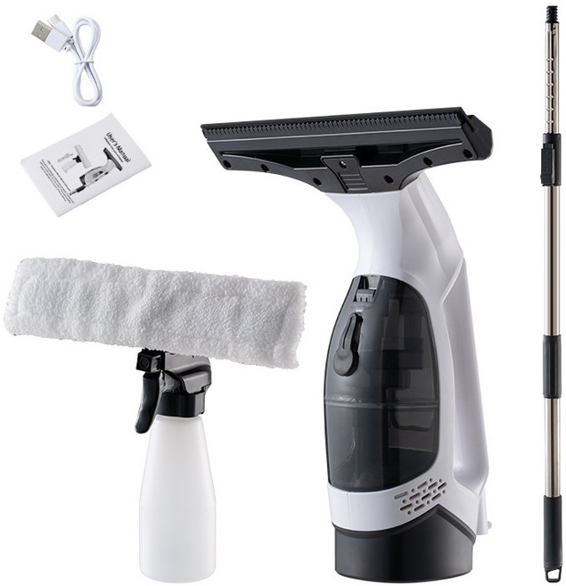 小型電動擦窗器, 經典帶伸縮杆, 1個