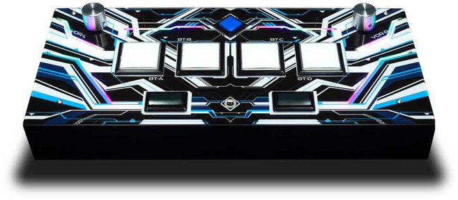 디제이맥스 컨트롤러 게임패드 사운드 음악 게임기, 핑크 골드