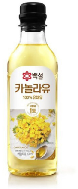 CJ제일제당 백설 카놀라유 500ml_벌크, 1개, 500ml