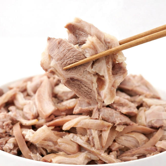 삶은 국내산 한돈 돼지머리고기 탕육 슬라이스 국밥용 순대국고기 (머리고기100%), 5개, 2kg