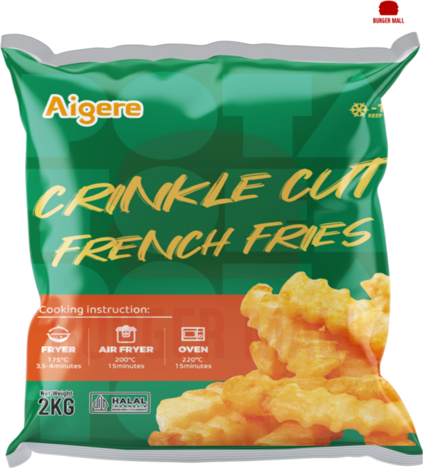 아이그레 크링클컷 감자튀김 주름감자 줄무늬감자, 1개, 2kg