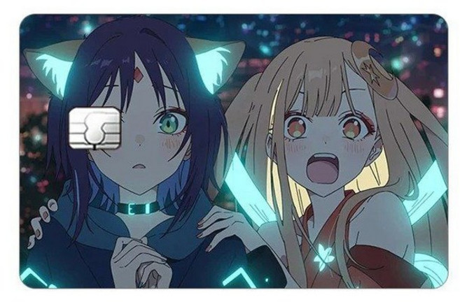 초 가구야 공주 스티커 신용카드꾸미기 방수 야치요 루나미, laser small chip, 10