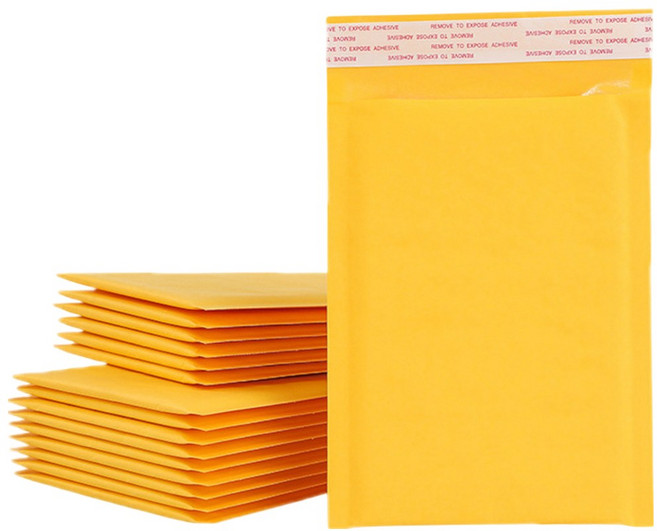 헬스와미 크라프트 택배 안전봉투 에어캡 노랑 뽁뽁이 포장지 20개 40개