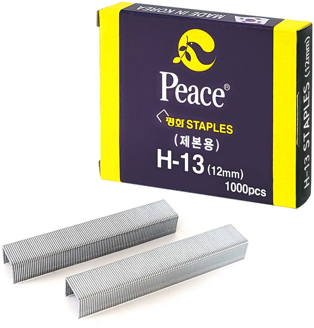 피스코리아 H-13 제본용 스테플러 심, 12mm