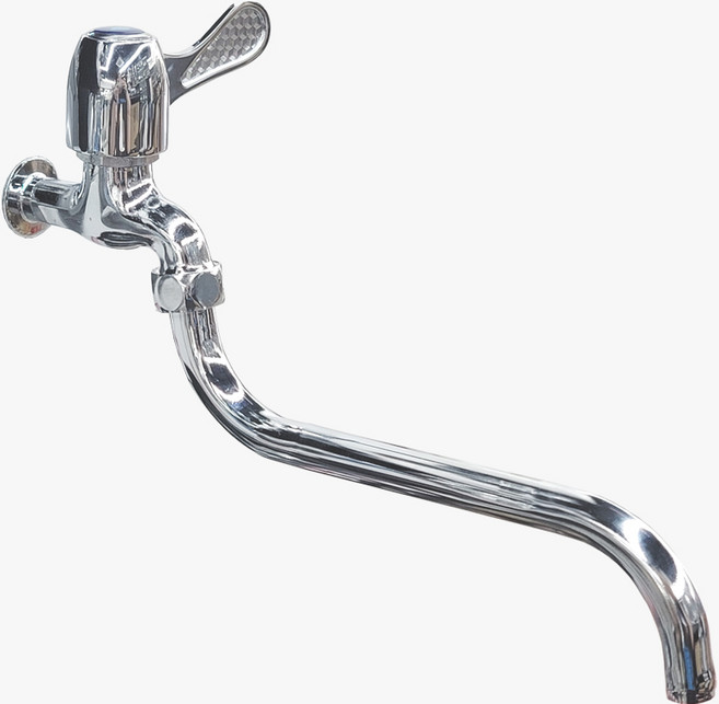 원스톱목돌림-신주전용 캐스팅핸들 긴목돌림 베란다수도꼭지 회전형 긴목수전, 1개