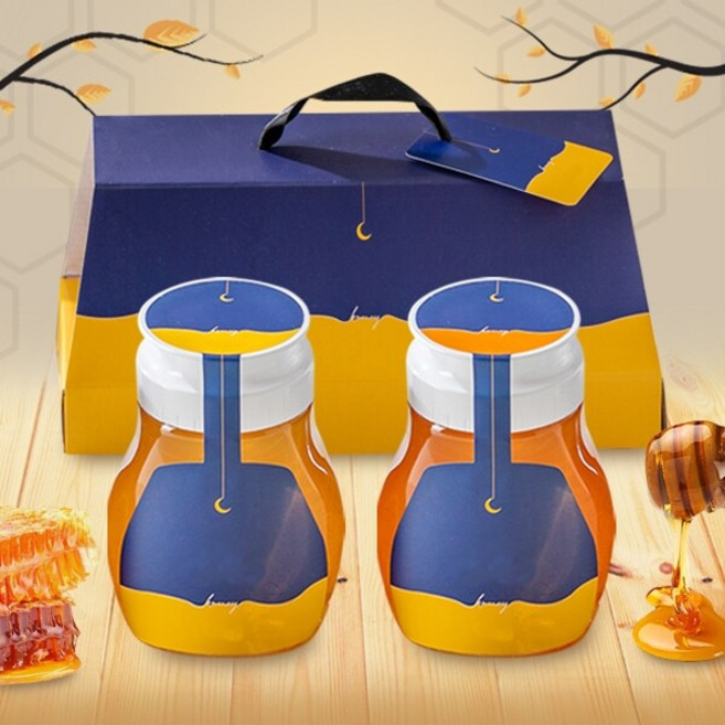 경북문경 청년농부의 천연숙성 벌꿀 선물세트 2종 1호(아카시아꿀+야생화꿀 각 250g), 2개, 250g