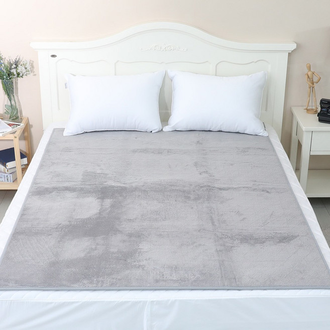 한성실업 전자파없는 세탁가능 전기요 EMF 도브 더블 전기매트, 도브 전기요 더블:그레이