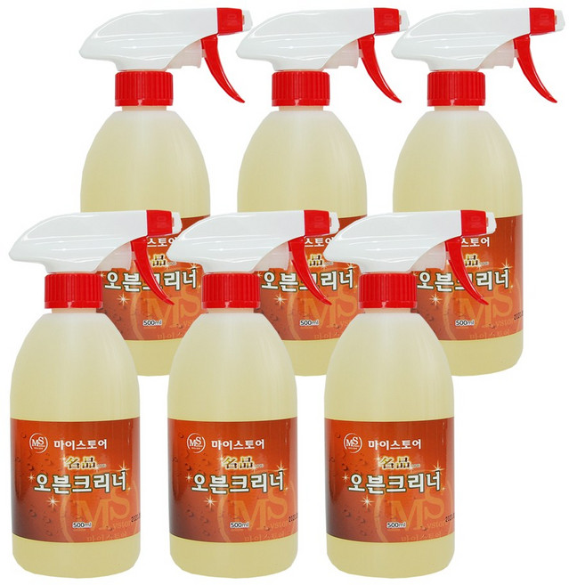 마이스토어 명품 오븐크리너, 1개, 500ml, 500ml*6