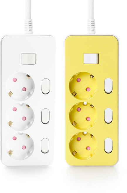 아이정 더좋은 멀티탭 개별 스위치 과부하차단 3구, 50cm, 06. 통합 과부하 2구, 1개, 화이트