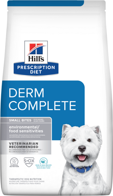 Hill's 希爾思 處方 Derm Complete 皮膚全能照護 犬糧 小顆粒, 1.5kg, 1個, 皮膚/頭髮+過敏