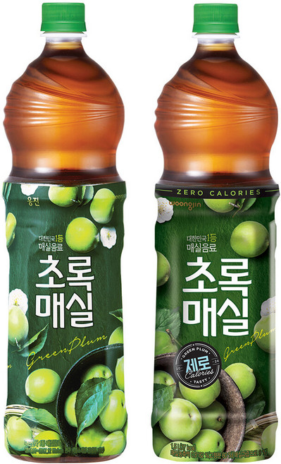 [6+6] 초록매실 1.5L 6입 + 초록매실제로 1.5L 6입, 12개