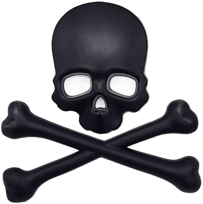 바이크스티커 차량용 흠집 노트북 3D 엠블럼 메탈 스티커 데칼 튜닝, 1개, 타입02