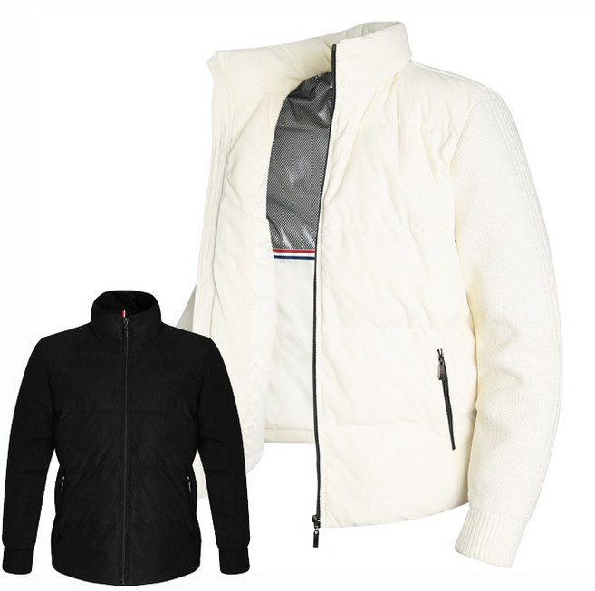 SNP 골프 코듀로이 덕다운 믹스 니트패딩[700장핀매돌파]