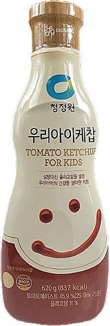 청정원 우리아이 토마토 케찹, 620g, 9개