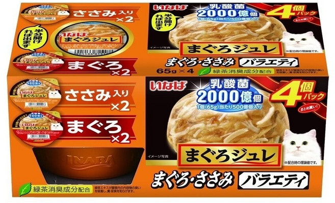 日本 CIAO 啾嚕 鮪魚果凍杯 65g 4入 貓零食, 1個, IMC-196乳酸菌+鮪魚+雞肉-4入, 乳酸菌+鮪魚+雞肉