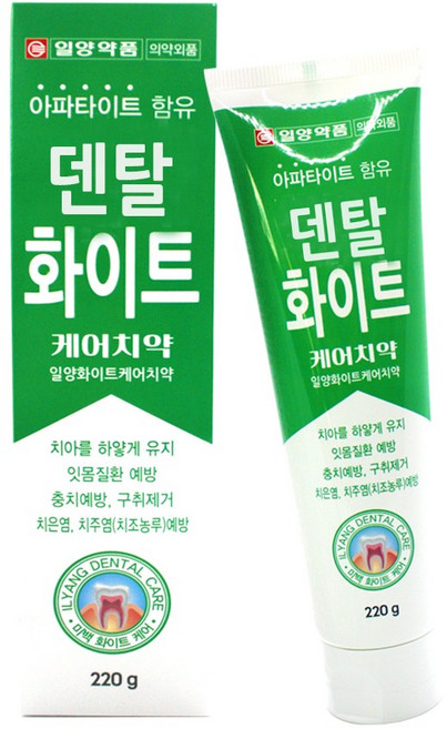 일양약품 덴탈화이트 치약, 1개, 220g
