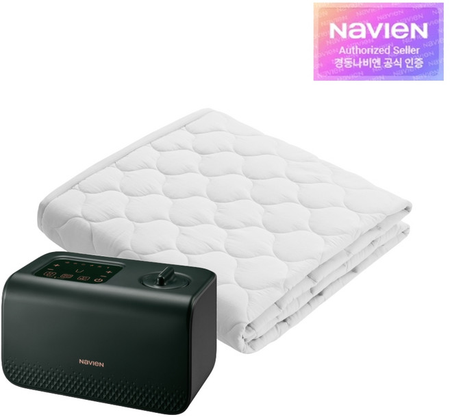 나비엔 숙면 온수매트 슬림형 EQM555, 싱글