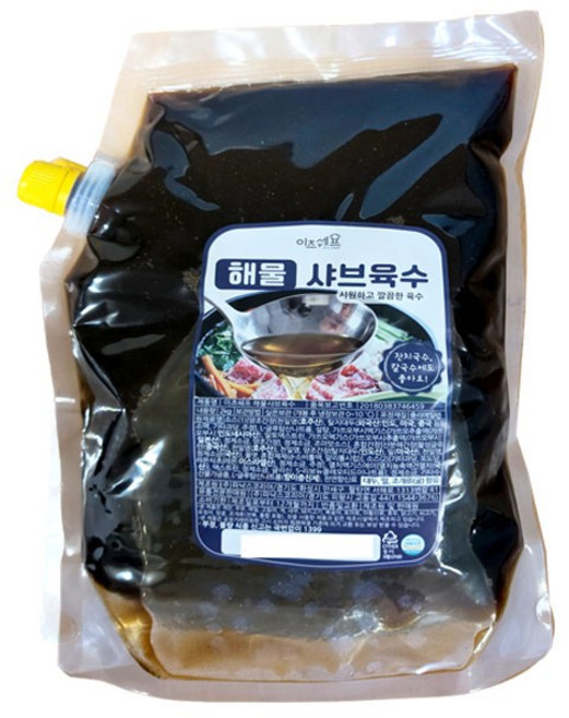 이츠쉐프 해물 샤브샤브육수 소스 오뎅탕 전골만능 육수원액, 1개, 2kg