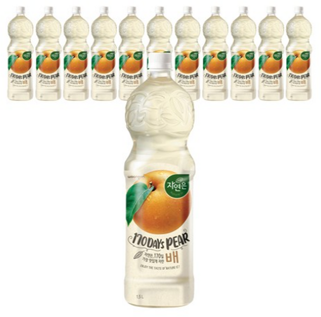 자연은 배 주스, 1.5L, 120개